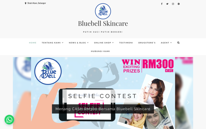 Produk Kecantikan Terbaik Malaysia, Bluebell Skincare